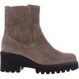 Gabor Dames Enkellaarsjes | Beige | Suede | 56.621.34 | 58720E242 | Gaborshoes