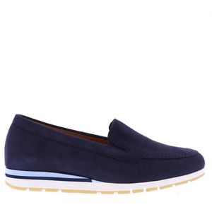 Gabor Dames Instappers | Blauw | Suede | 42.414.36 | 56718F241 | Gaborshoes