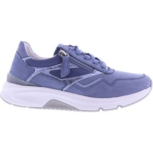 Gabor Dames Sneakers | Blauw | Leer | 46.896.26 | 55274G241 | Gaborshoes