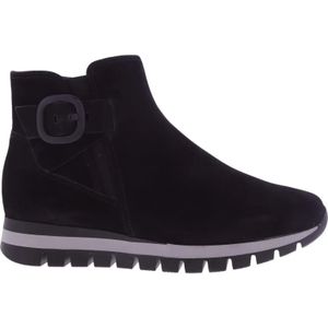 Gabor Dames Sneakers | Zwart | Nubuck | 56.453.47 | 55235A242 | Gaborshoes