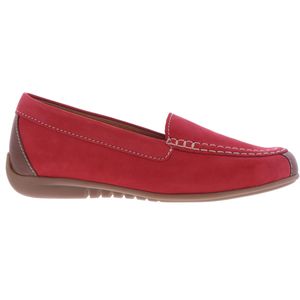 Gabor Dames Instappers | Rood | Suede | 44.260.15 | 54702M241 | Gaborshoes