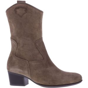 Gabor Dames Enkellaarsjes | Beige | Suede | 56.681.34 | 58723E242 | Gaborshoes