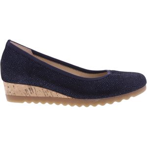 Gabor Dames Ballerina-s | Blauw | Leer | 42.641.86 | 56205F241 | Gaborshoes