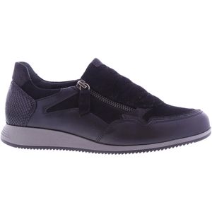 Gabor Dames Sneakers | Zwart | Suede | 36.408.47 | 55239A232 | Gaborshoes