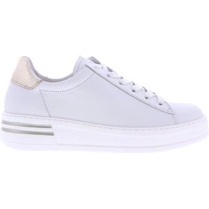 Gabor - Comfort Sneakers - Wit - Leer