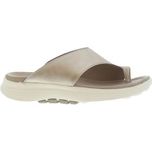 Gabor Dames Slippers | Zilver | Leer | 66.812.62 | 50771S251 | Gaborshoes
