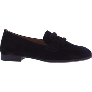 Gabor Dames Instappers | Zwart | Suede | 55.273.17 | 54703A242 | Gaborshoes