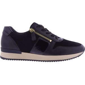 Gabor Dames Sneakers | Zwart | Leer | 33.420.47 | 53214A232 | Gaborshoes