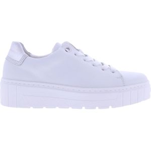 Gabor Dames Sneakers | Wit | Leer | 66.410.52 | 55213W241 | Gaborshoes