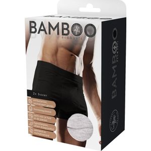 Naproz Bamboo Men's Original Boxer Grijs 2-Pack M