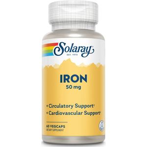 Solaray Iron 50mg Capsules