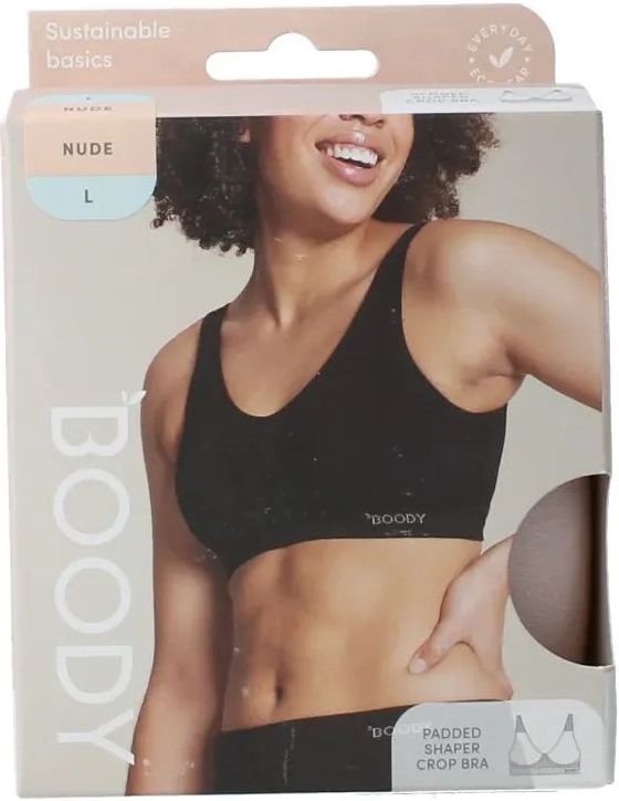 Boody - Padded Shaper Crop Bra - Nude - BH