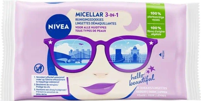 Nivea Micellair 3-in-1 Reinigingsdoekjes