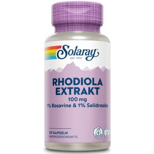 Solaray Rhodiola Extract 100mg Capsules