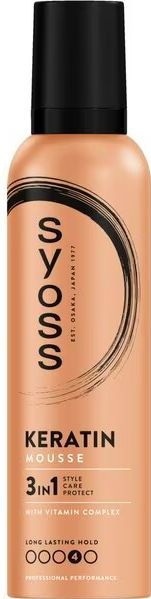 Syoss 3in1 Keratin Mousse Hold 4