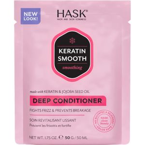 Hask - Keratin Protein Smoothing Deep Conditioner - 50ml - Haarverzorging