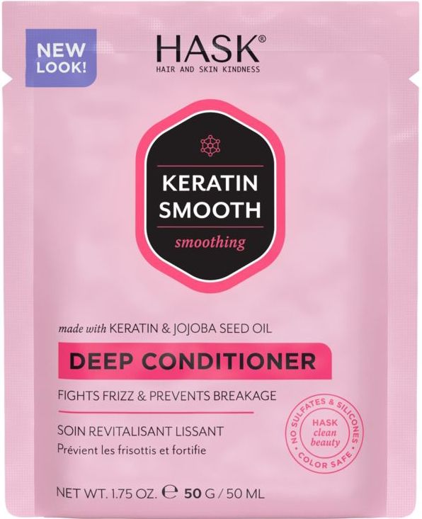 Hask - Keratin Protein Smoothing Deep Conditioner - 50ml - Haarverzorging