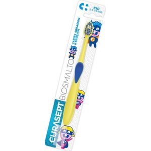 Curasept - Biosmalto Kid Toothbrush - Tandenborstel - Kinderen 3-6 Jaar - Superzachte Borstelharen