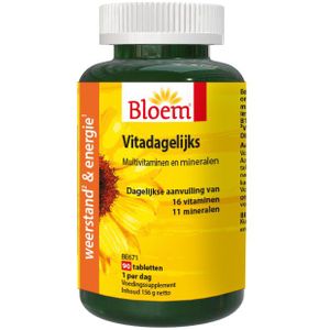 Bloem - Superdagelijks - Multivitamine - 30 Tabletten - Vitamines en Mineralen