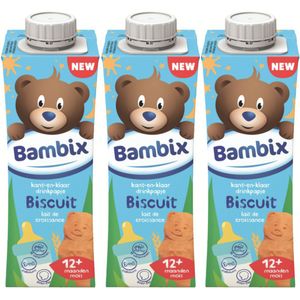 Bambix Drinkpap Kant-en-Klaar Biscuit 12+
