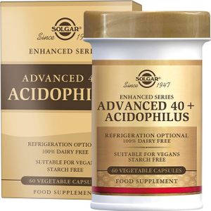 Solgar - Advanced 40+ Acidophilus - Probioticum - 1,5 miljard bacteriën per capsule - Vijf stammen