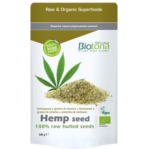 Biotona Hemp Raw Hulled Seed Bio 300 gr