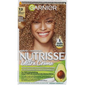 Garnier Nutrisse Crème Permanente Haarverf 7.3 Goudblond