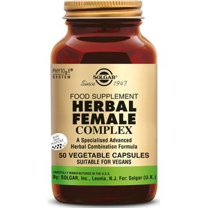 Solgar Herbal Female Kruiden Complex voor Vrouwen Capsules
