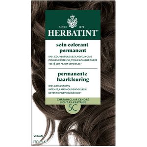 Herbatint Permanente Haarkleuring 5C Licht As-Kastanje