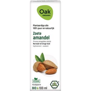 Oak Organic - Zoete Amandel Olie - 100ml - Massage Olie