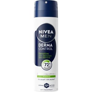 Nivea Men Derma Control Sensitive - Deodorant Spray - 150 ml