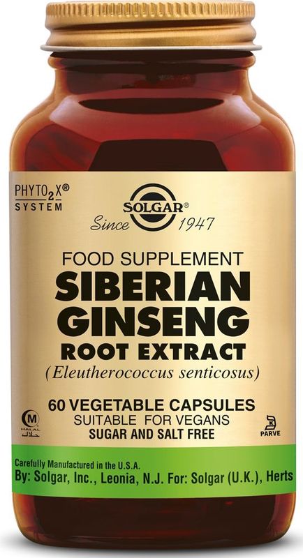 Solgar Ginseng Siberian Root Extract Capsules