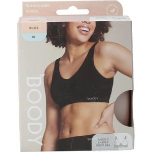 Boody Padded Shaper Crop Bra Nude XL