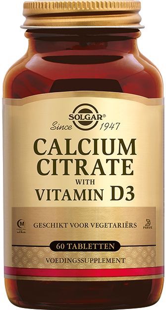 Solgar Calcium Citraat met Vitamine D3 Tabletten
