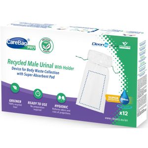 CareBag - Recycled Heren Urinoir- en Houder - Medisch Hulpmiddel - 700 ml Absorptiecapaciteit