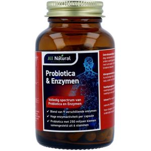 All Natural Probiotica Enzymen Capsules