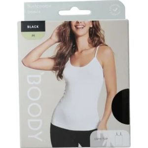 Boody - Cami Top - Zwart - Spaghetti Top