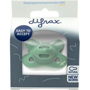 Difrax Fopspeen Natural Newborn Uni Sage