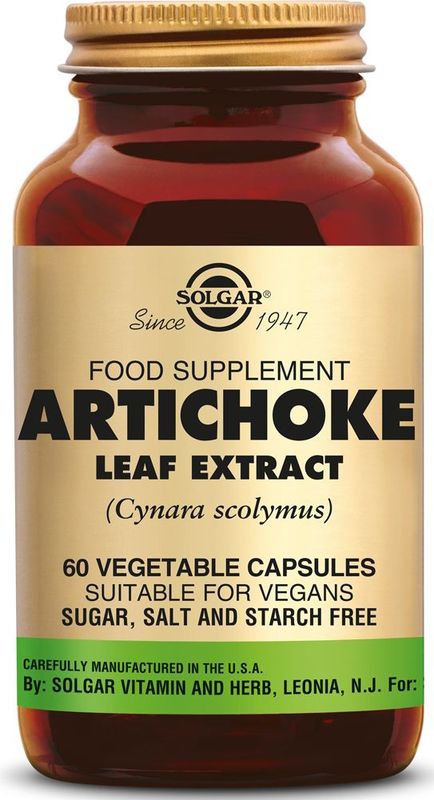 Solgar - Artisjok Bladextract - 60 Capsules