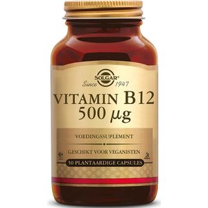 Solgar - Vitamine B12 - 50 Plantaardige Capsules - 500μg - Kers