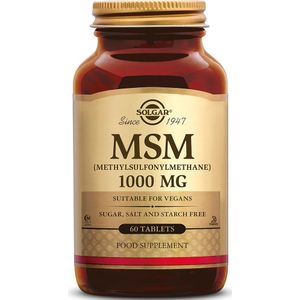 Solgar - MSM 1000 mg - 120 Tabletten - Methylsulfonylmethaan