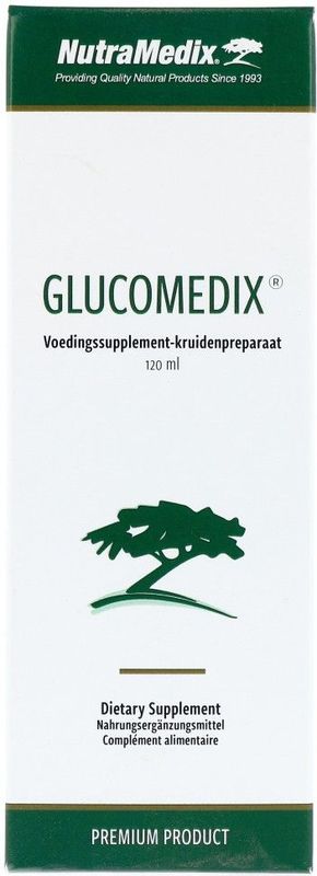 Nutramedix - Glucomedix Druppels - Vloeibaar - Kruidenmix - 120 ml