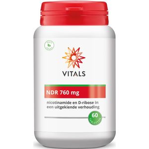 Vitals NDR 760mg - 60 Tabletten - Nicotinamide en D-ribose in een uitgekiende verhouding