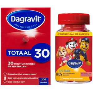Dagravit Family Pack Totaal 30 + Kids Multivitaminen Gummies