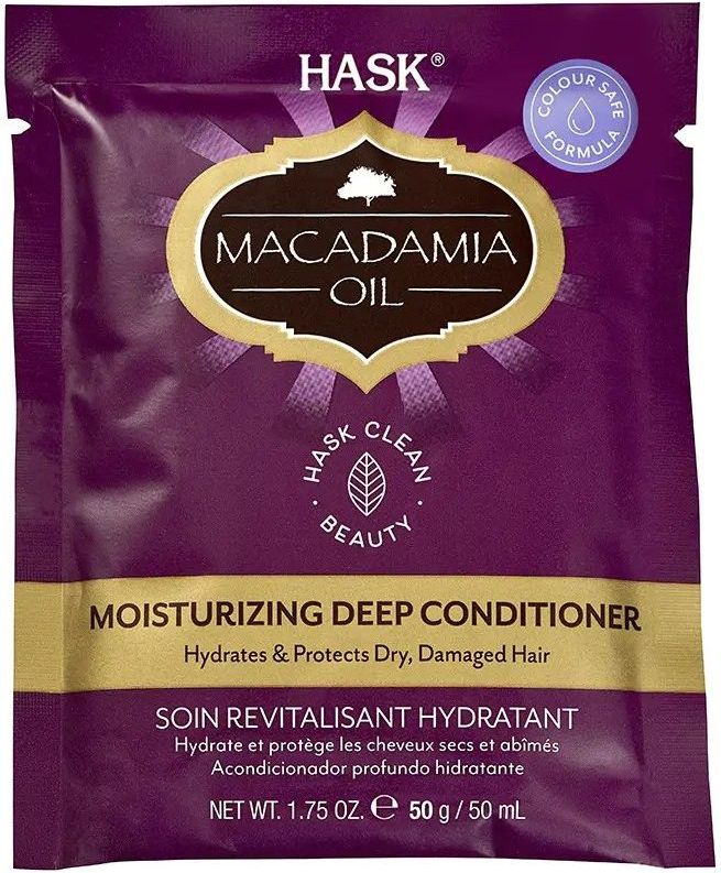 HASK - Macadamia Oil - Hydraterende Conditioner - 50 ml - Voor Droog en Beschadigd Haar