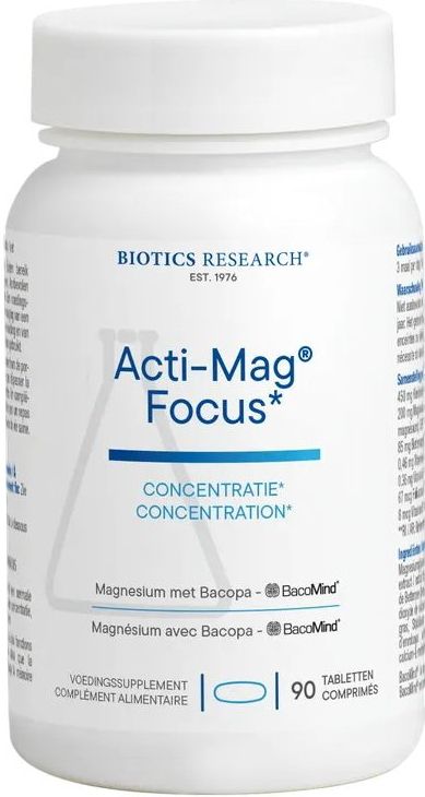 Biotics - Acti-Mag Focus - Tabletten - 90 stuks