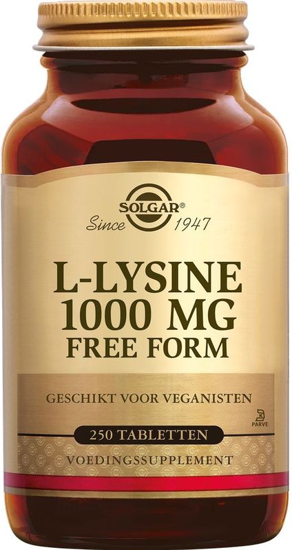 Solgar - L-Lysine - 1000 mg - 250 Tabletten