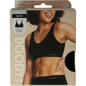Boody - Padded Shaper Crop Bra - Zwart - Beugelloze BH
