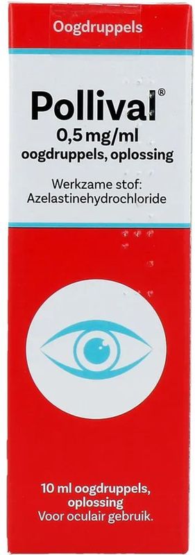 Pollival - Oogdruppels - 0,5mg/ml - Antiallergisch