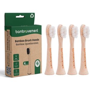 Bamboovement Bamboe Opzetborstel - past op elektrische tandenborstels met sonische technologie